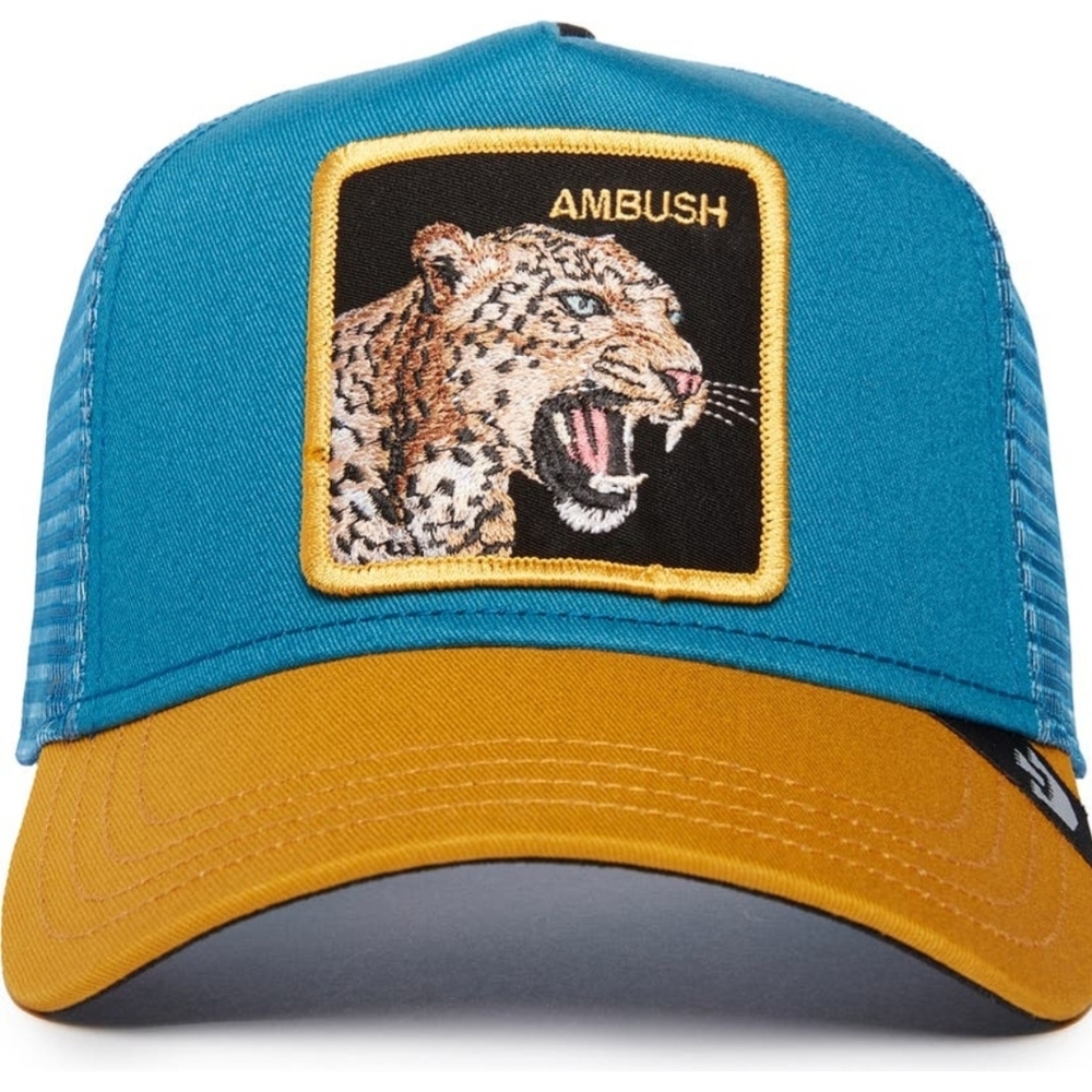 Goorin Bros Blue and Gold Trucker Hat